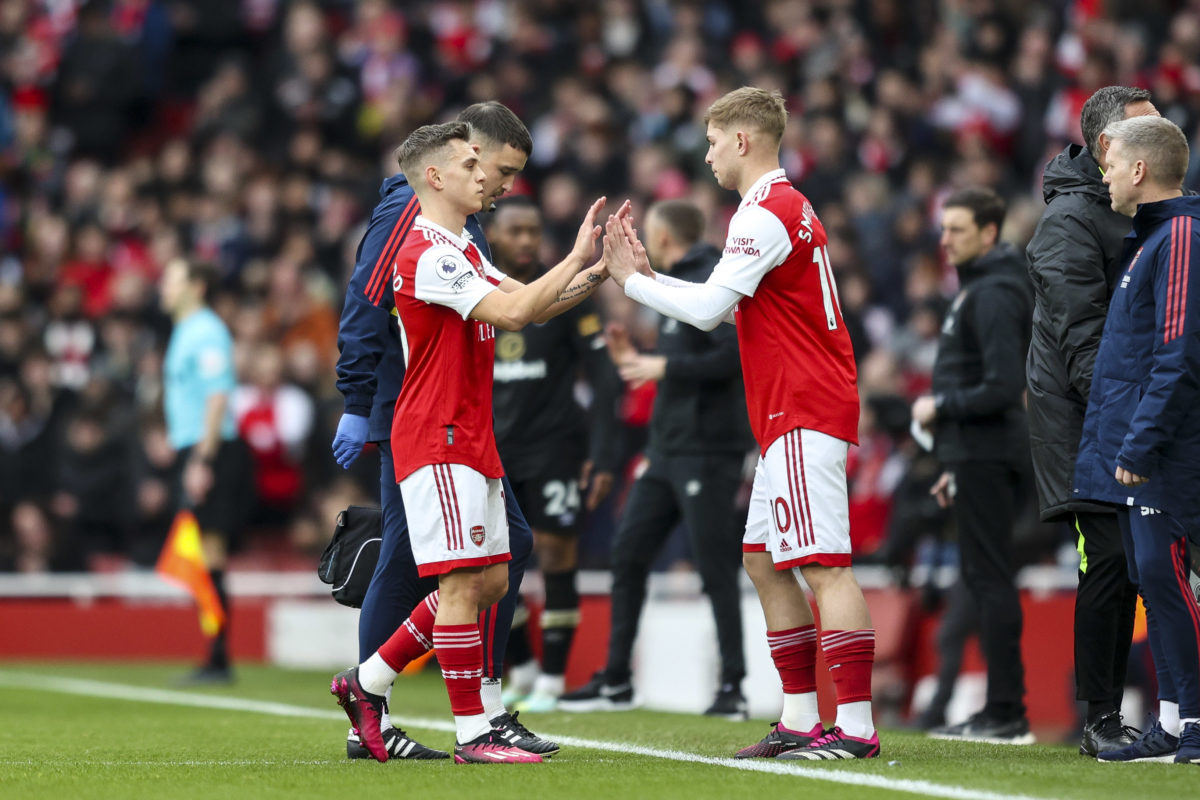 Mikel Arteta praises what he's seen from Emile Smith Rowe in training