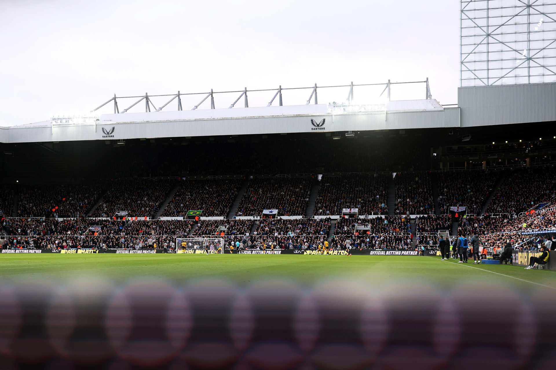 General view during the Premier League match between Newcastle United and Wolverhampton Wanderers at St. James Park on March 12, 2023 in Newcastle ...