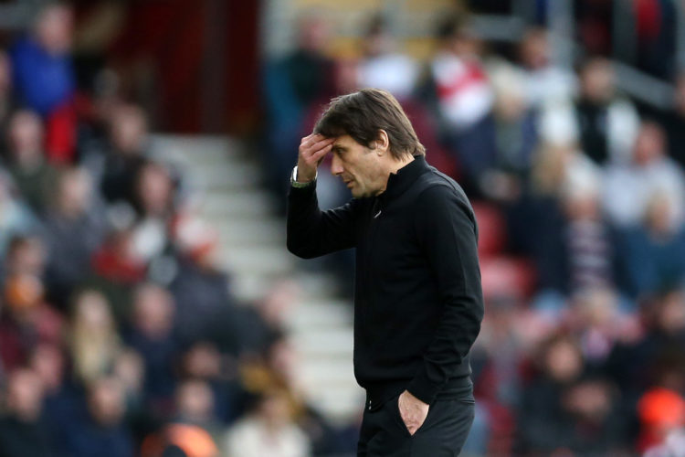 Report: Conte furious with two Spurs players during Southampton draw