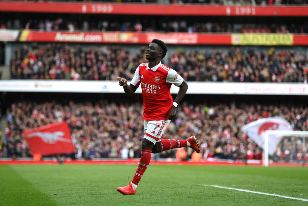 Folarin Balogun amazed after seeing Bukayo Saka's performance for Arsenal yesterday