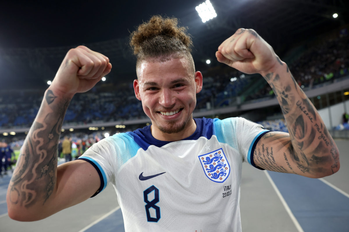 Photo: What Kalvin Phillips did to Wilfried Gnonto after Italy 1-2 England