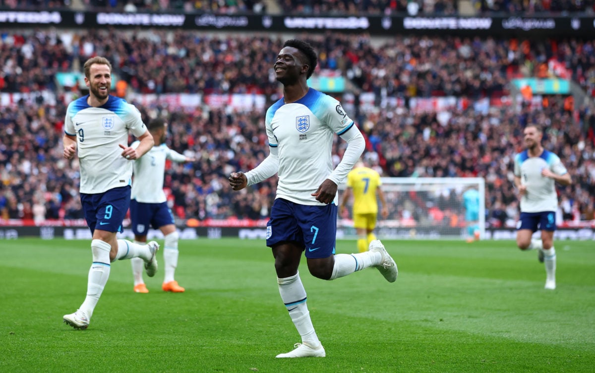 Arsenal star Aaron Ramsdale sends message to Bukayo Saka after England goal