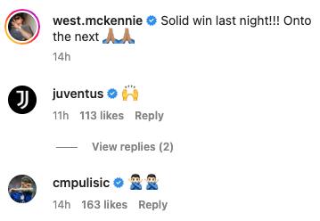 Christian Pulisic sends message to Leeds United star Weston McKennie
