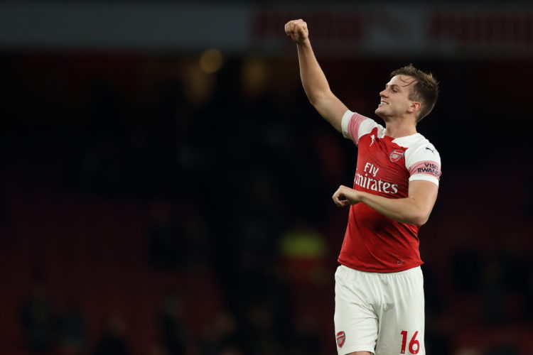 Journalist shares update on Rob Holding's Arsenal future this summer