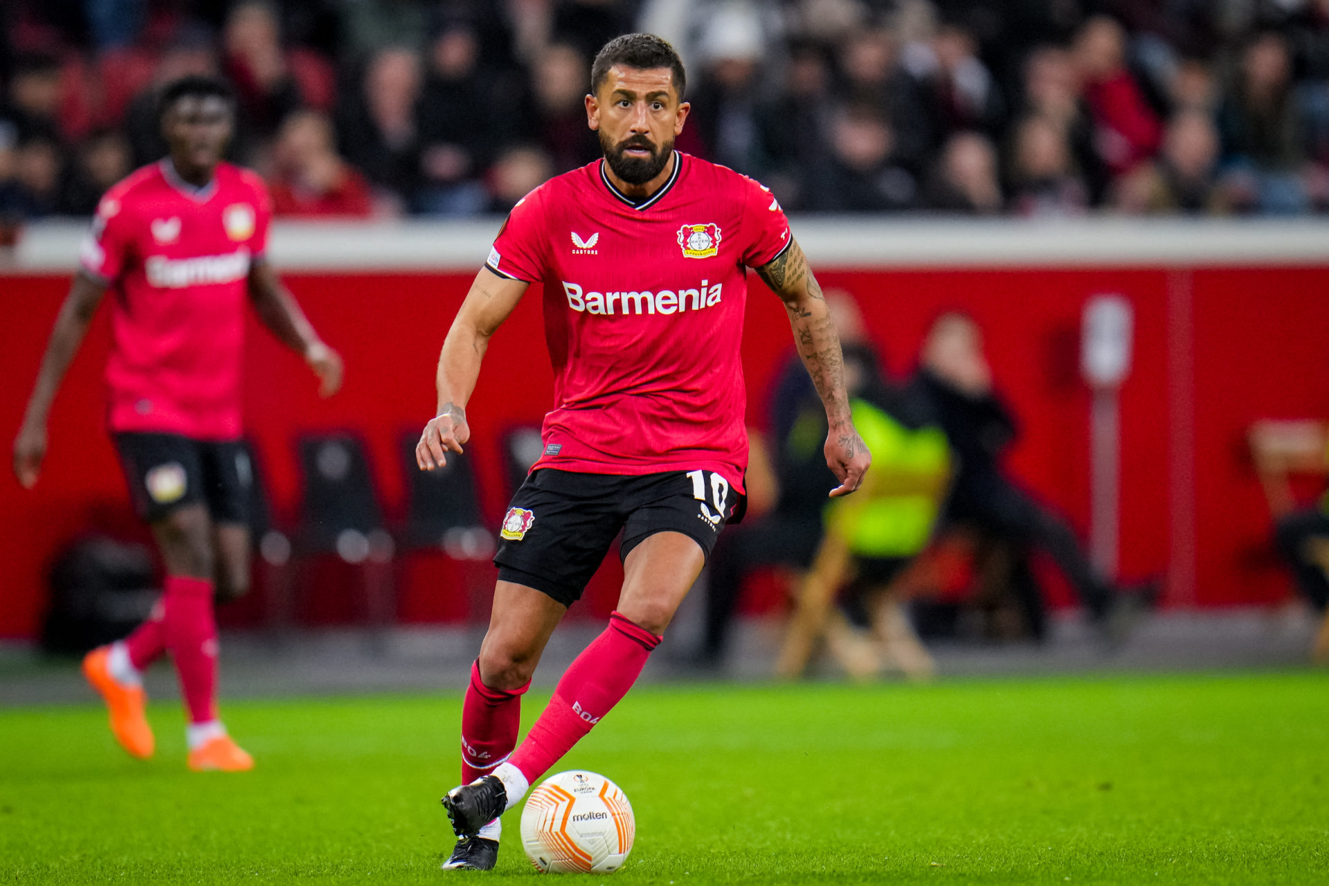 Bayer 04 Leverkusen v Ferencvarosi TC: Round of 16 Leg One - UEFA Europa League