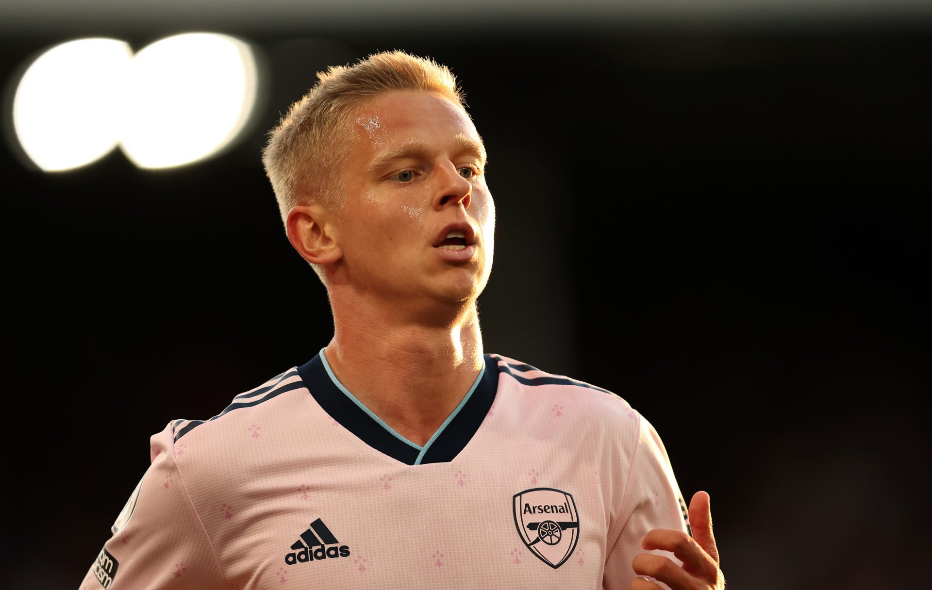 Oleksandr Zinchenko's Arsenal shirt in the changingroom before the News  Photo - Getty Images