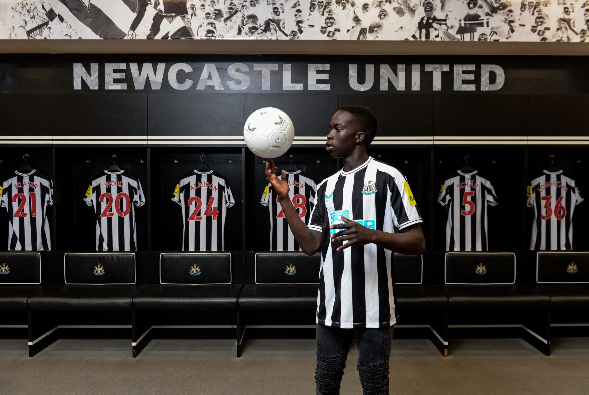 Newcastle United Unveil New Signing Garang Kuol