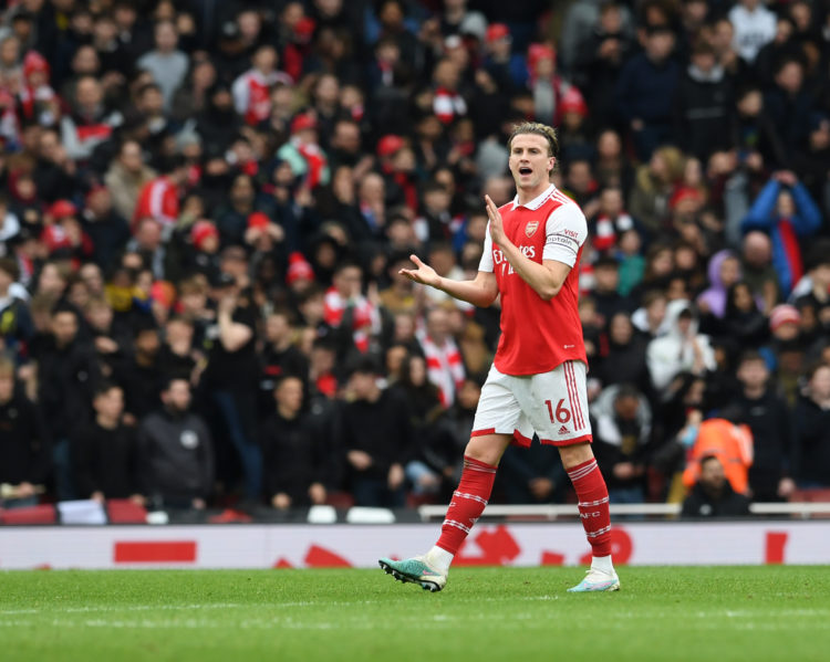 Tony Adams says he’s a huge fan of Arsenal's Rob Holding, but he hardly touches the ball