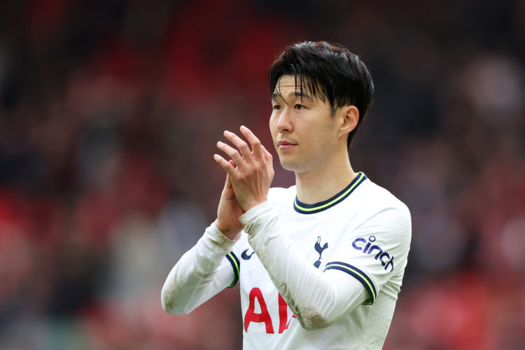 What Heung-Min Son did at full-time right after Tottenham were beaten by Liverpool today