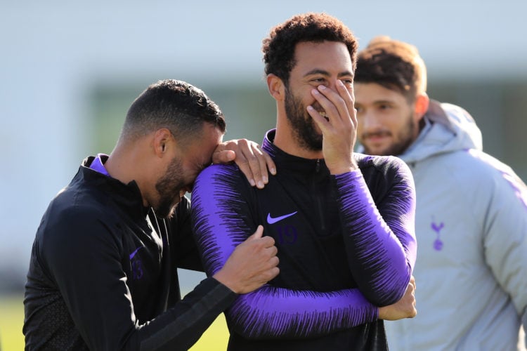 Mousa Dembele and Michel Vorm react to news about player Tottenham sold for £20m