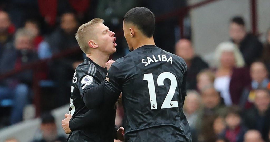 William Saliba Oleksandr Zinchenko