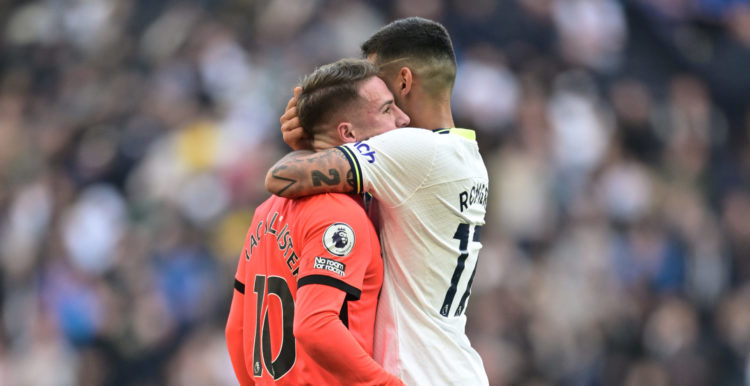 Tottenham's Cristian Romero has six-word reaction to Alexis Mac Allister joining Liverpool