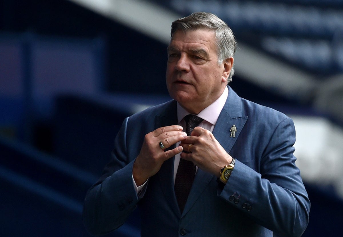 Sam Allardyce, Manager of West Bromwich Albion arrives at the stadium prior to the Premier League match between West Bromwich Albion and Liverpool ...
