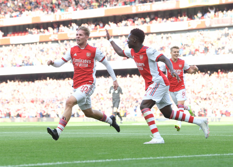 Bukayo Saka shares the Arsenal fan chant that all the players really like