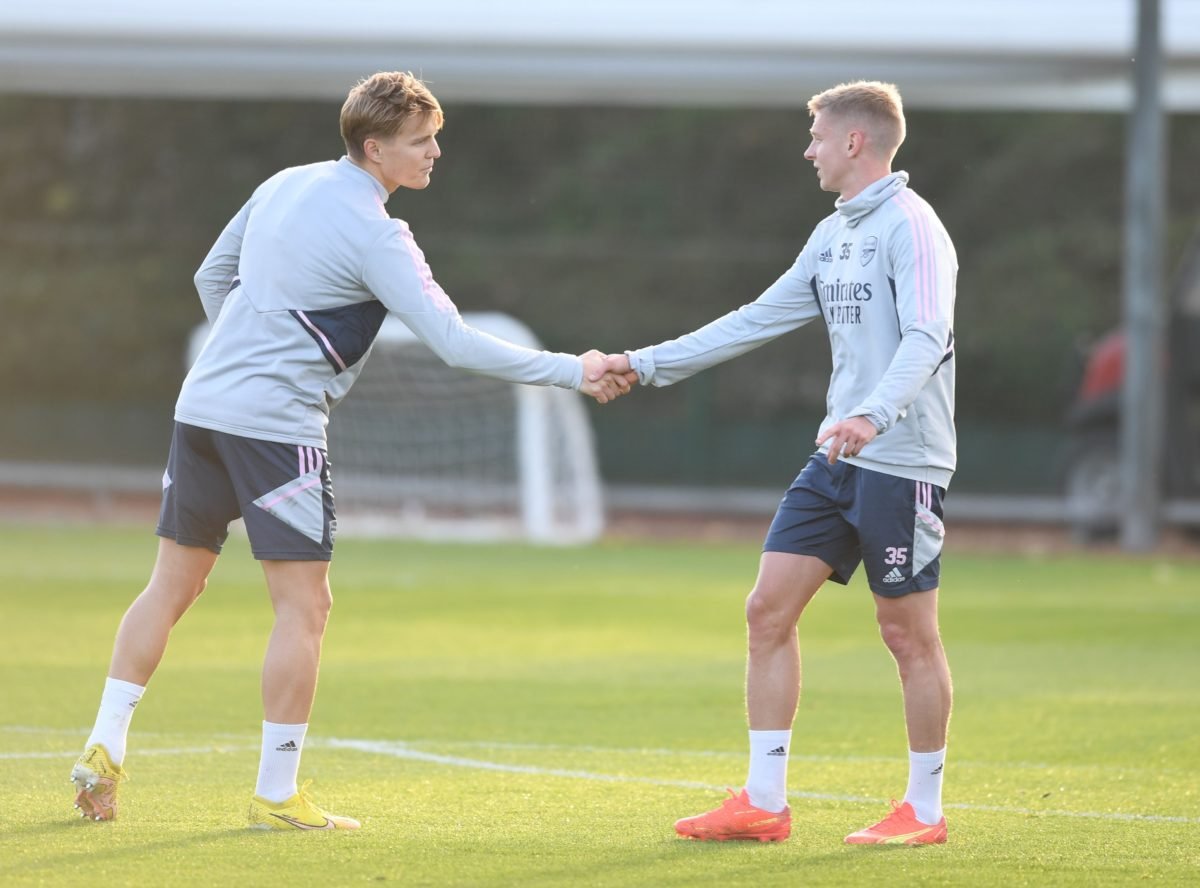 Oleksandr Zinchenko jokes two Arsenal players 'never pass the ball'