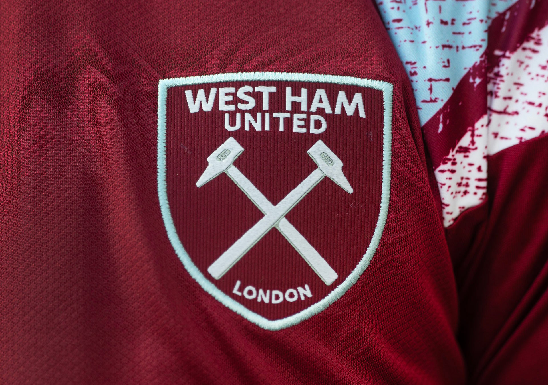 Red Umbro West Ham United FC 2023/24 Home Shirt