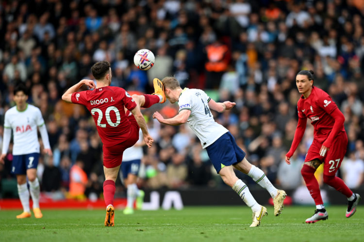Diogo Jota shares what he said to Oliver Skipp after kicking him in the head