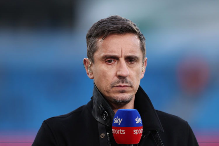 Gary Neville says two Arsenal players weren't at their best last night despite 2-0 win