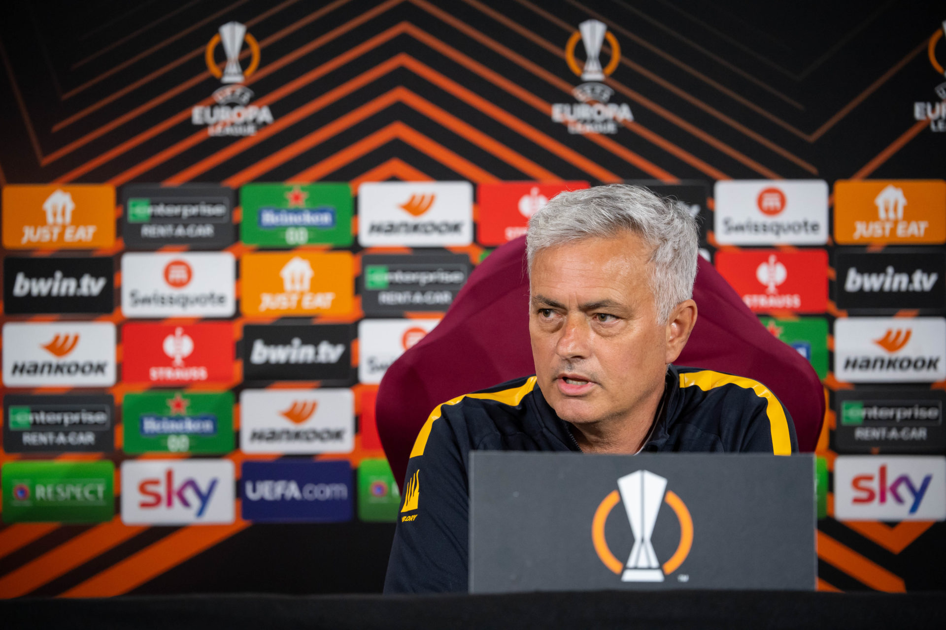 AS Roma Training Session And Press Conference