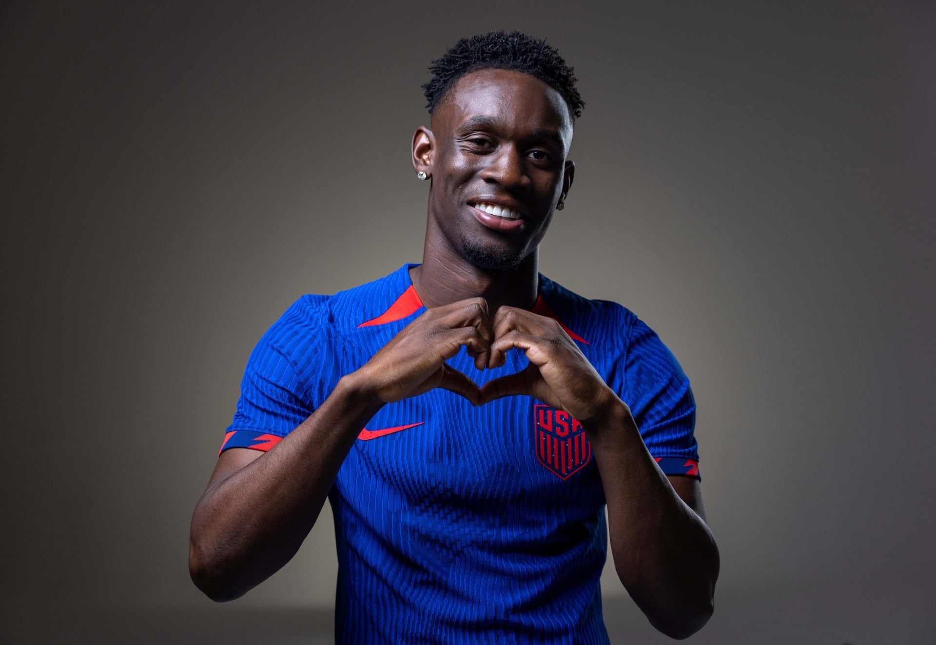 Folarin Balogun U.S. Soccer Portrait Session