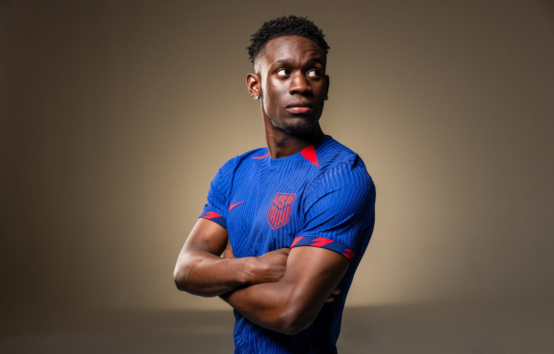 Folarin Balogun U.S. Soccer Portrait Session