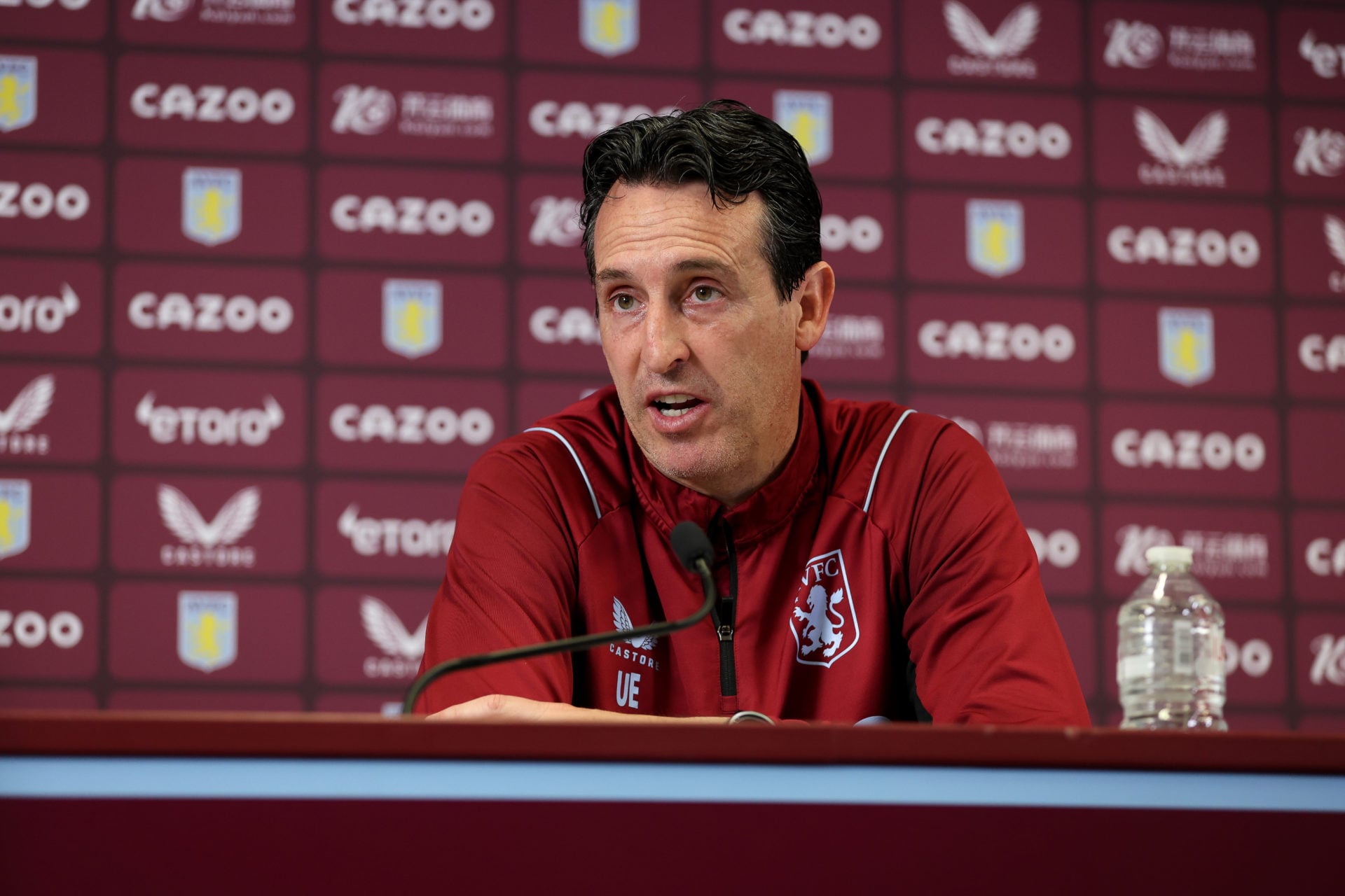 Aston Villa Training and Press Conference