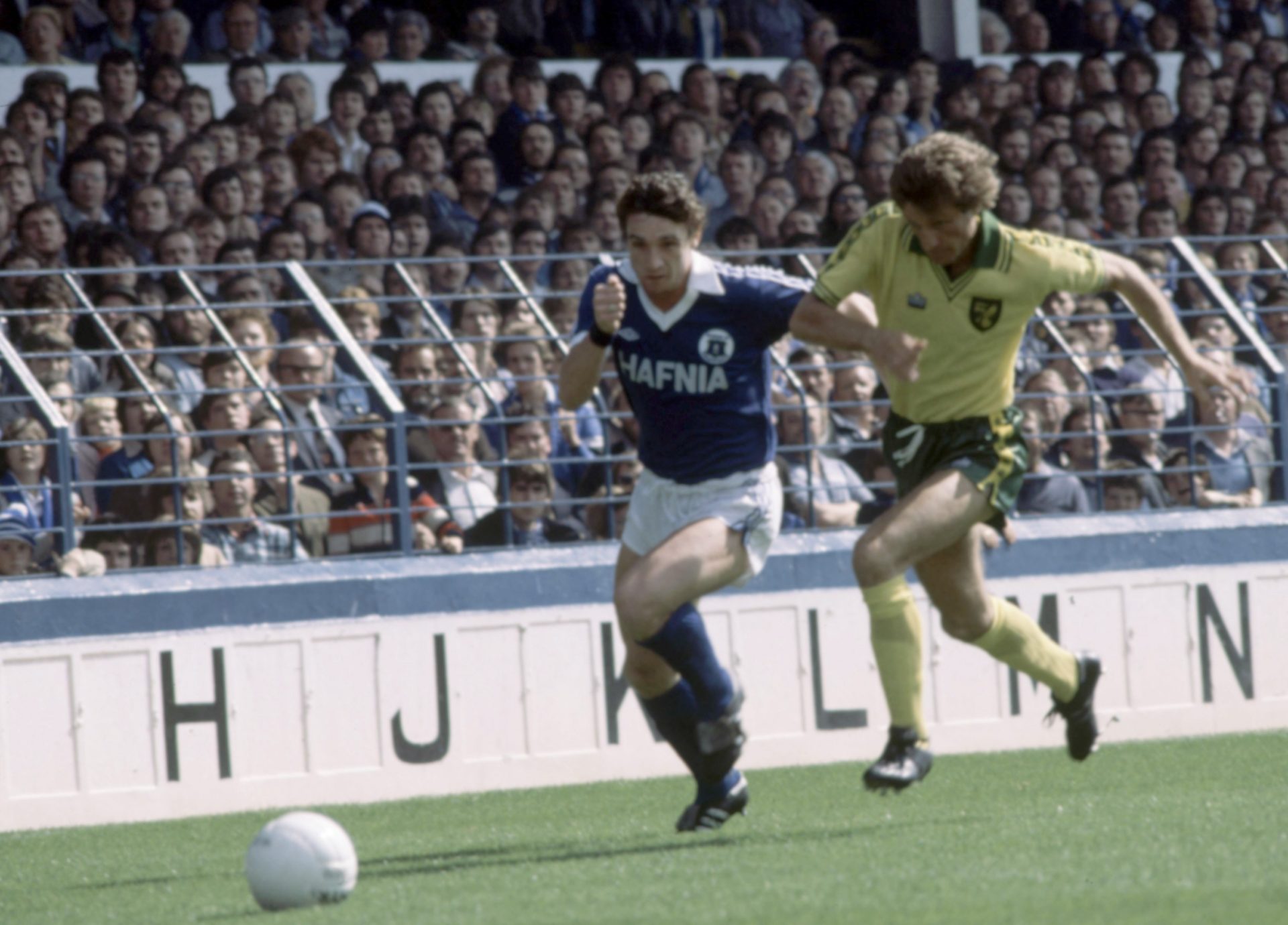 Everton v. Norwich. 18th August 1979.