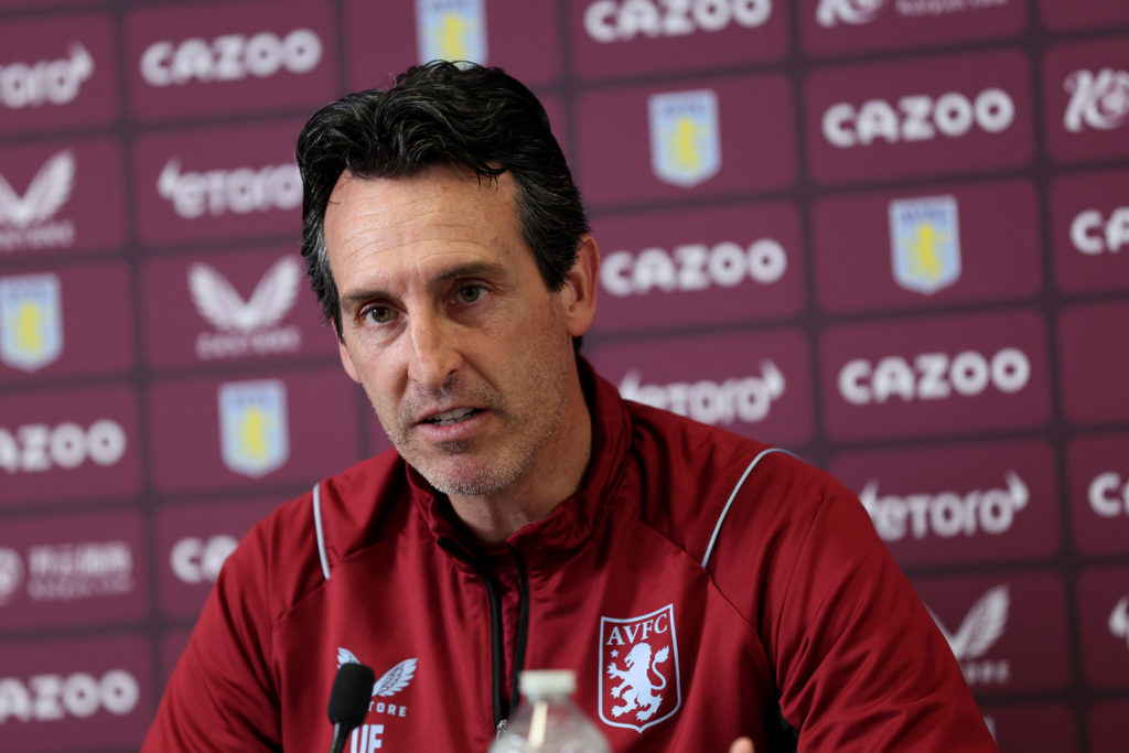 Aston Villa Training and Press Conference