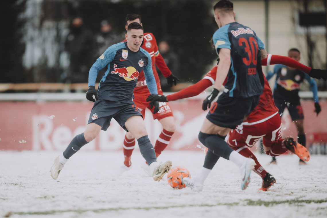 Photo by Andreas Schaad - FC Red Bull Salzburg/FC Red Bull Salzburg via Getty Images
