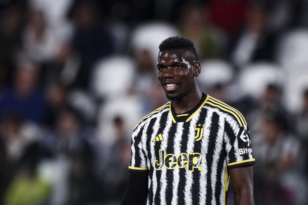 Juventus midfielder Paul Pogba (10) looks on during the Serie A football match n.35 JUVENTUS - CREMONESE on May 14, 2023 at the Allianz Stadium in ...