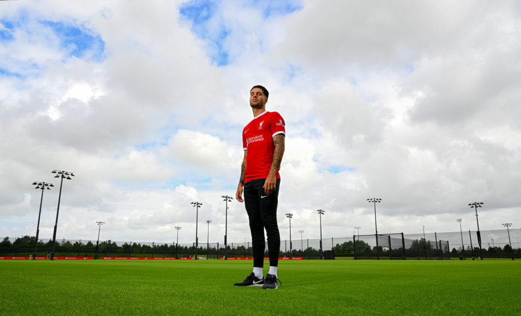 Liverpool Unveil New Signing Dominik Szoboszlai
