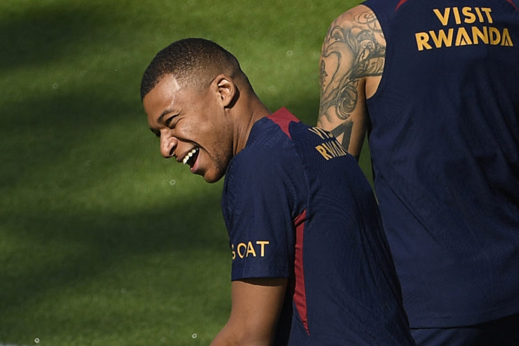 Video: Kylian Mbappe left in hysterics after seeing what 24-year-old Liverpool star did