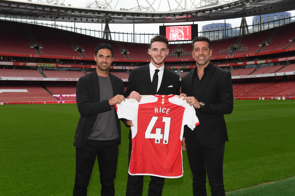 Arsenal Unveil New Signing Declan Rice