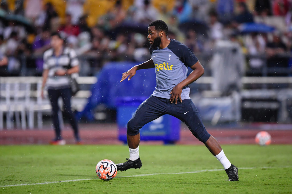 Tanguy Ndombele of Tottenham Hotspur in training session