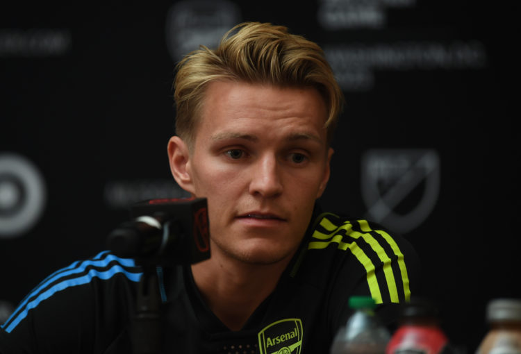 Martin Odegaard now hopes to create quick connection with ‘quality’ Arsenal teammate