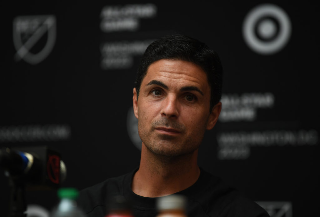 Mikel Arteta Thomas Partey Declan Rice