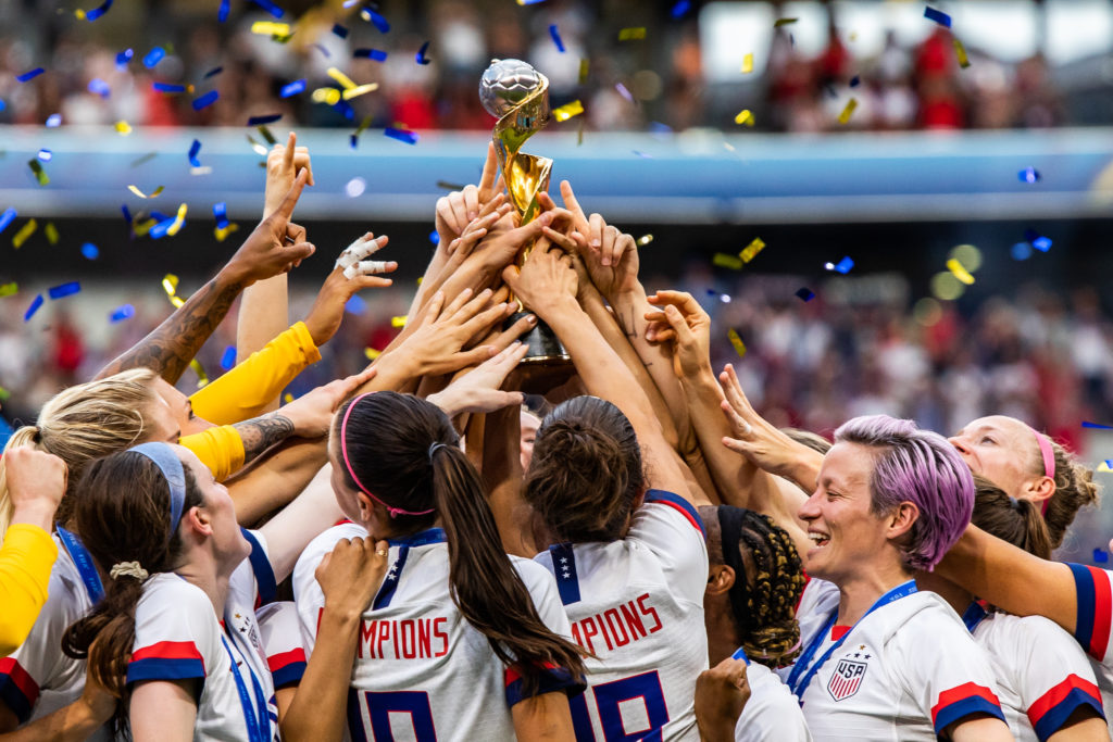 USA women's national team celebrating with Women's World Cup trophy as 2023 prize money revealed