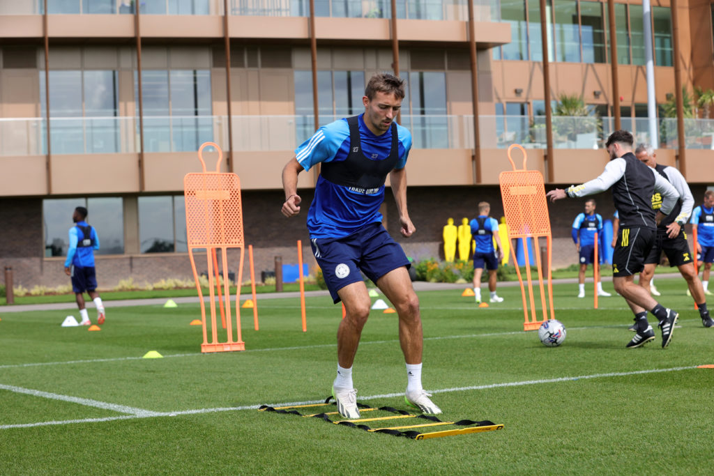 Leicester City Training Session and Press Conference