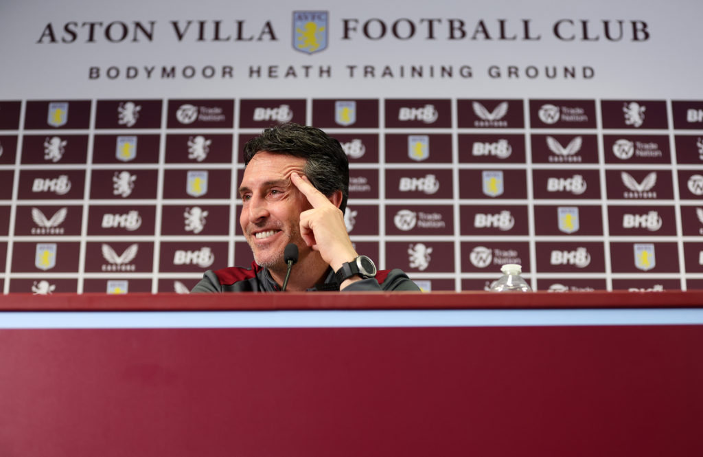 Aston Villa Training and Press Conference