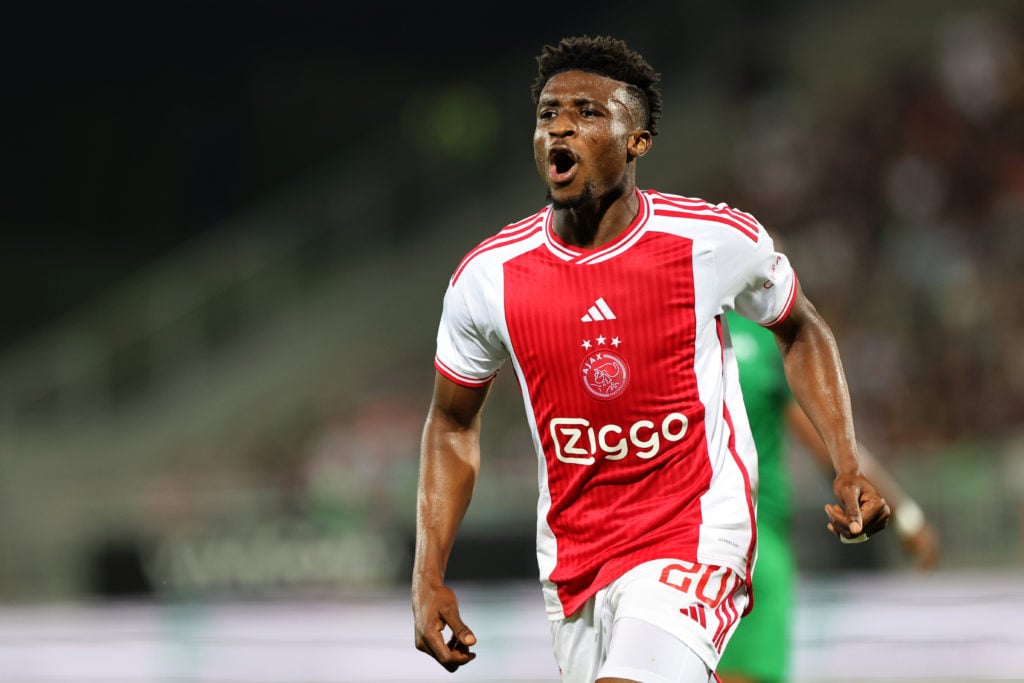 Mohammed Kudus in action against PFC Ludogorets Razgrad for AFC Ajax in the UEFA Champions League.