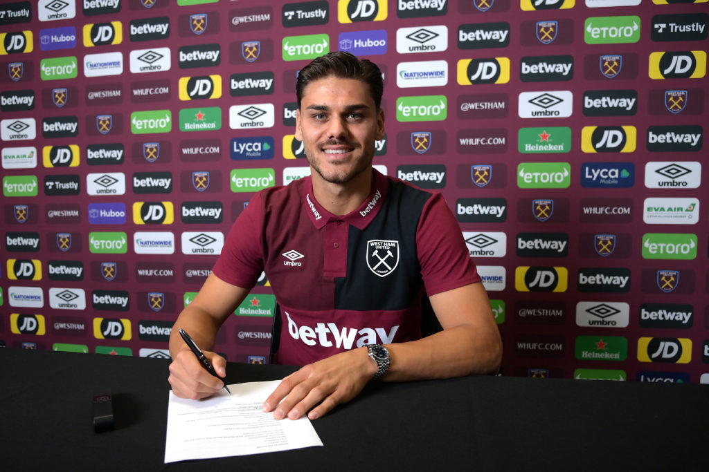West Ham United Unveil New Signing Konstantinos Mavropanos
