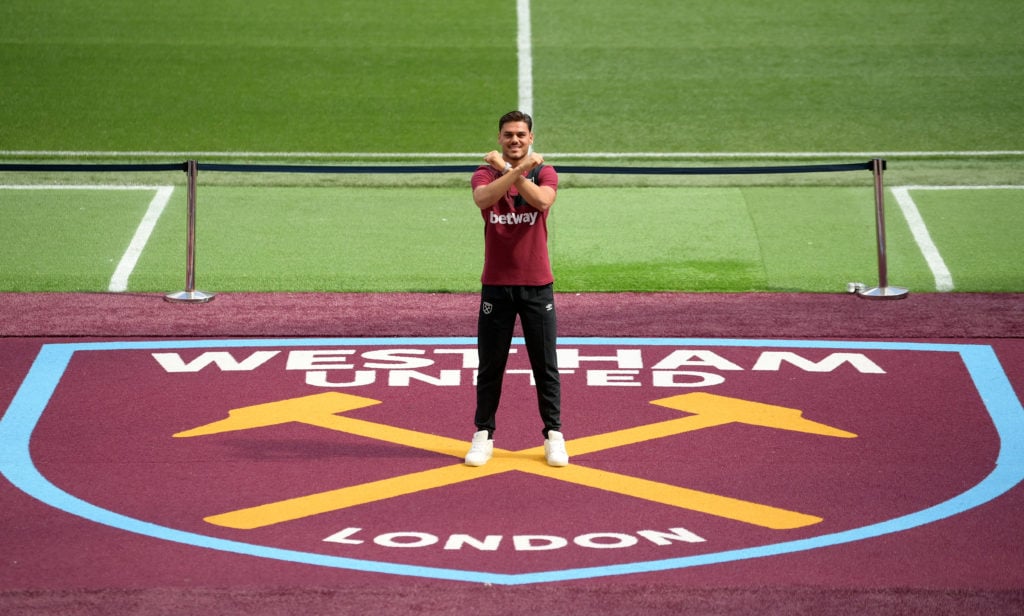 West Ham United Unveil New Signing Konstantinos Mavropanos
