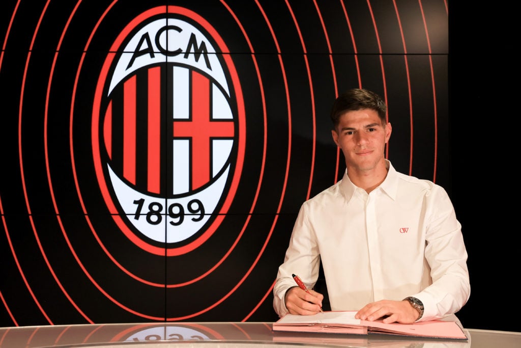 AC Milan Unveil New Signing Marco Pellegrino