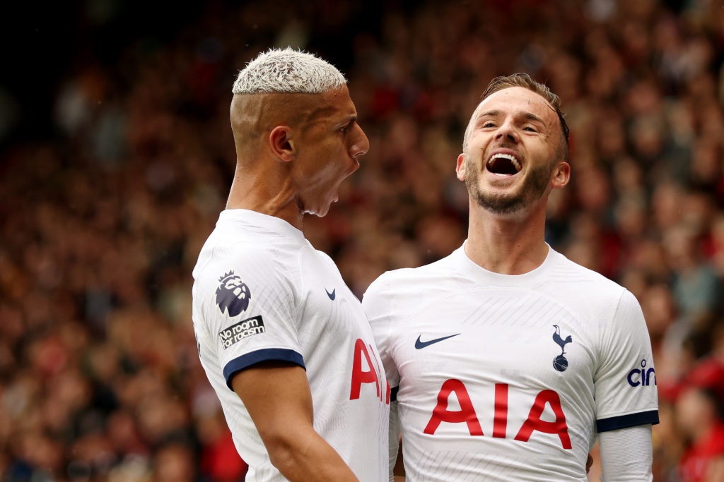 Tottenham Richarlison James Maddison Brazil England