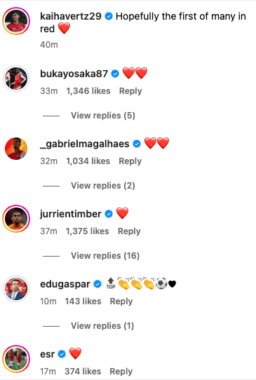 Arsenal star Bukayo Saka loved Kai Havertz’s performance vs Manchester City
