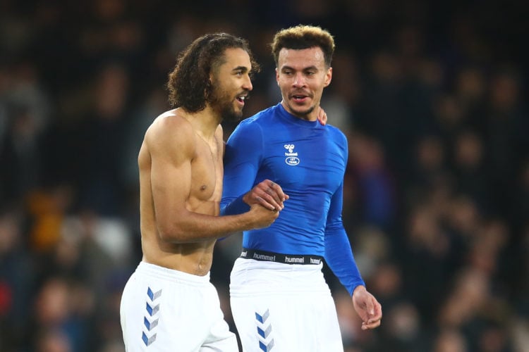 Dele Alli has wordless reaction after seeing Dominic Calvert-Lewin score for Everton last night