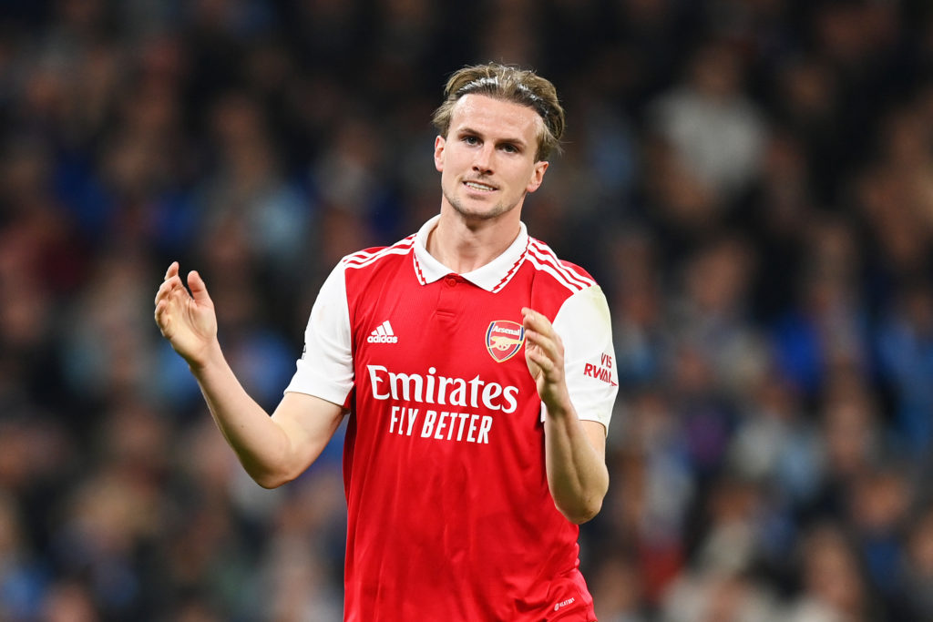 Rob Holding Bukayo Saka Arsenal