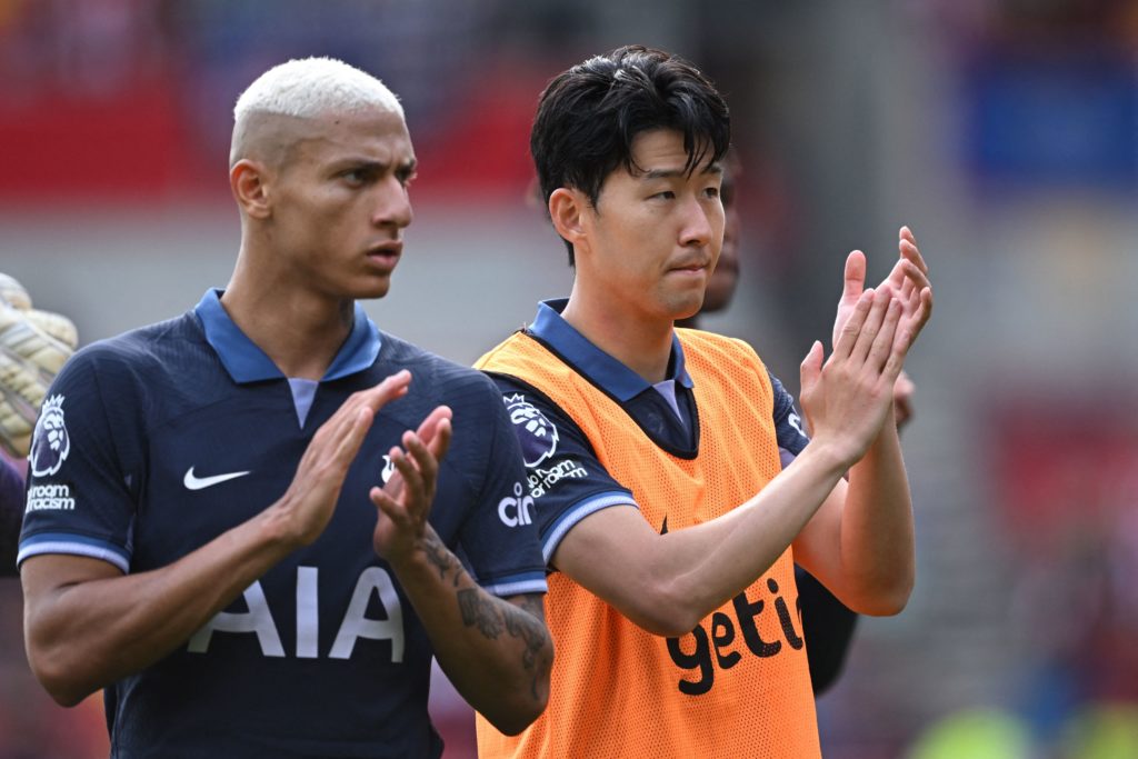 Ange Postecoglou Richarlison Son Heung-min Tottenham