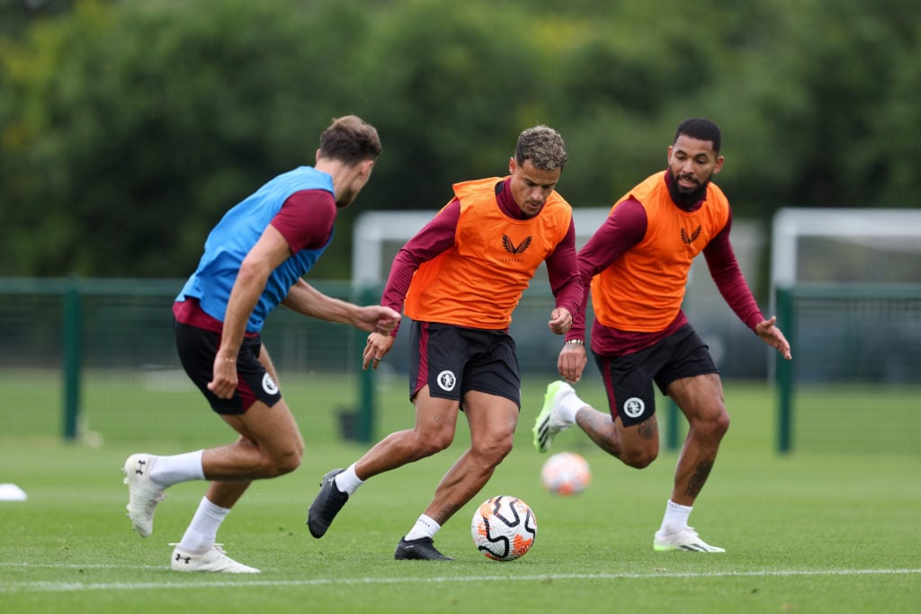 Aston Villa Training Session