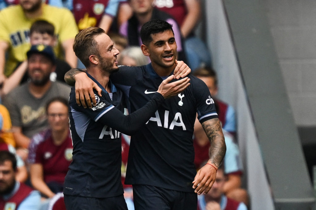 James Maddison Cristian Romero Tottenham